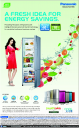 Panasonic Refrigerators - Upto 40% Energy Saving